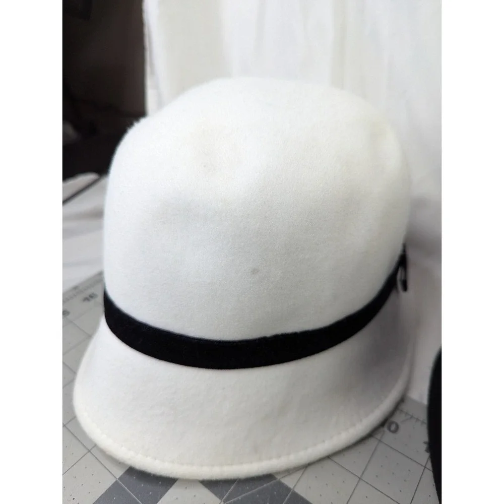 Gymboree Dressed Up Girls Hat Black White Lot Size M‎